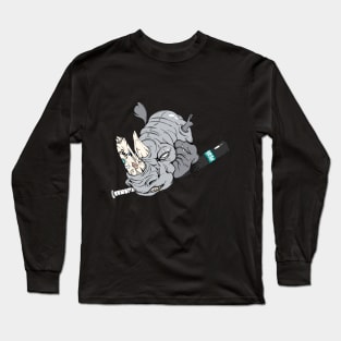 White Rhino Long Sleeve T-Shirt